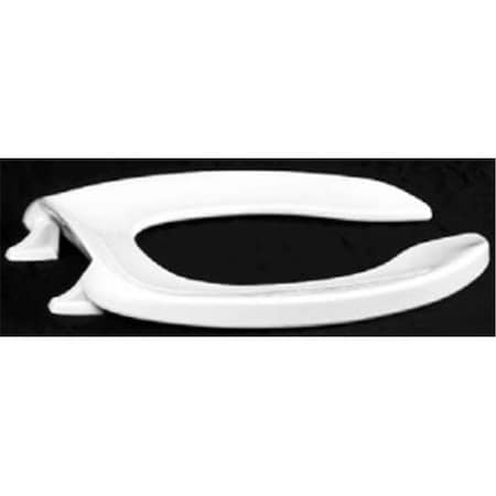 Centoco Manufacturing Corporation Centoco 500CC-001 White Commerical Plastic Toilet Seat with zinc plated check hinge 500CC-001